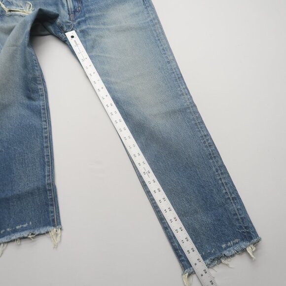 Moussy Vintage Womens Sayville Boys Jeans Mid Rise Straight Size 25 - Picture 10 of 13